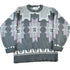 Vintage 1990s Michael Gerald Abstract Knit Sweater Men&