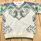 Vintage 1990s Michael Gerald Aztec Theme Knitted Sweater Men's Medium from propervintagecanada
