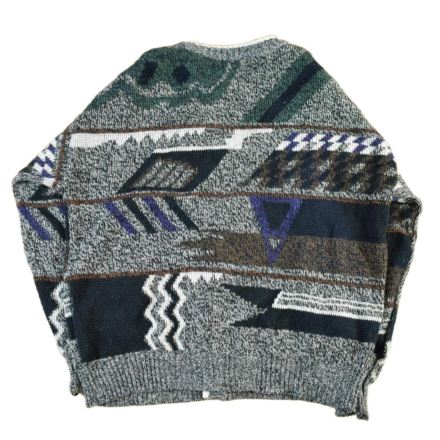 Vintage 1990s Michael Gerald Knit Cardigan Sweater Men's Medium from propervintagecanada