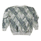 Vintage 1990s Michael Herald Knit Abstract Pattern Crewneck Sweater Mens L from propervintagecanada