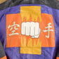Vintage 1990s Micheal Hoban Martial Arts Patchwork Leather Jacket Men's XL from propervintagecanada