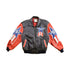 Vintage 1990s Micheal Hoban USA Patchwork Leather Jacket Men&