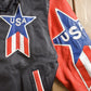 Vintage 1990s Micheal Hoban USA Patchwork Leather Jacket Men's XL from propervintagecanada