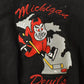 Vintage 1990s Michigan Devils Hockey Wool Leather Varsity Jacket Men's XL from propervintagecanada