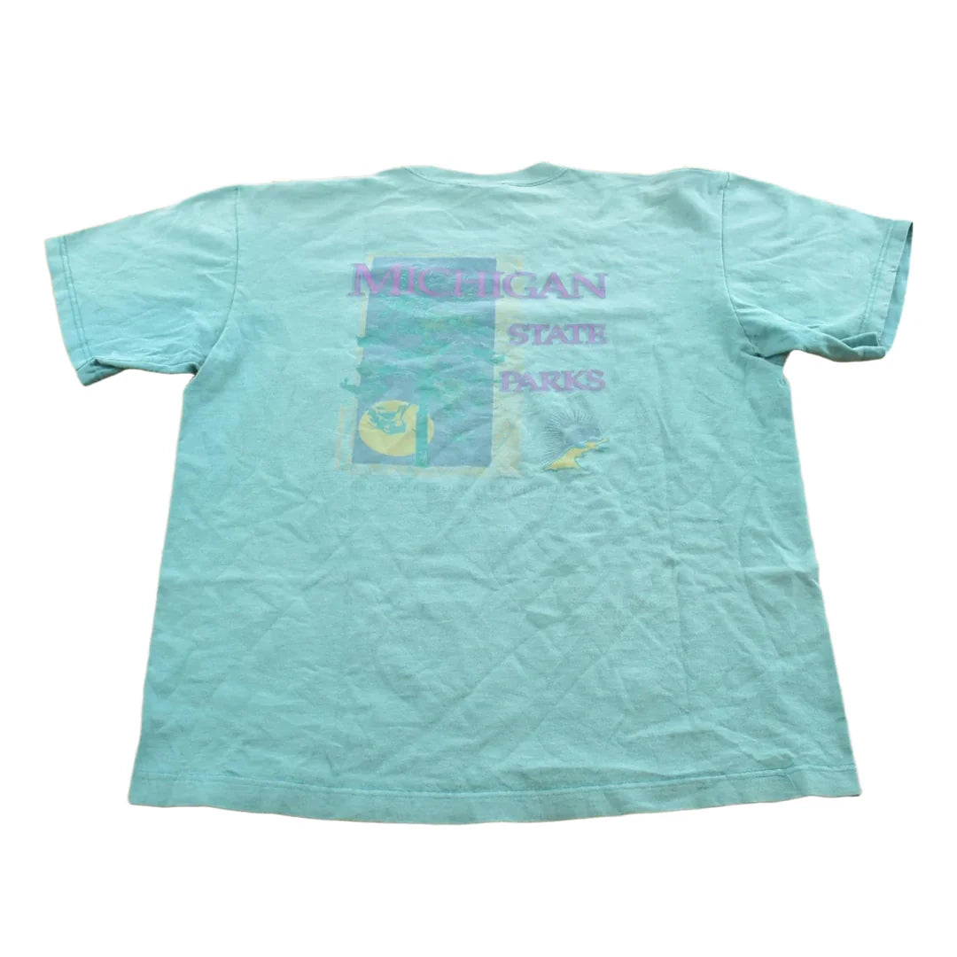 Vintage 1990s Michigan State Park T-Shirt Mens XL Men's Large from propervintagecanada