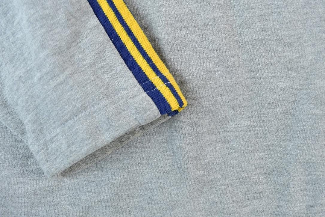 Vintage 1990s Michigan State University Basketball Collegiate Striped Sleeve Crew Neck Men's Medium from propervintagecanada