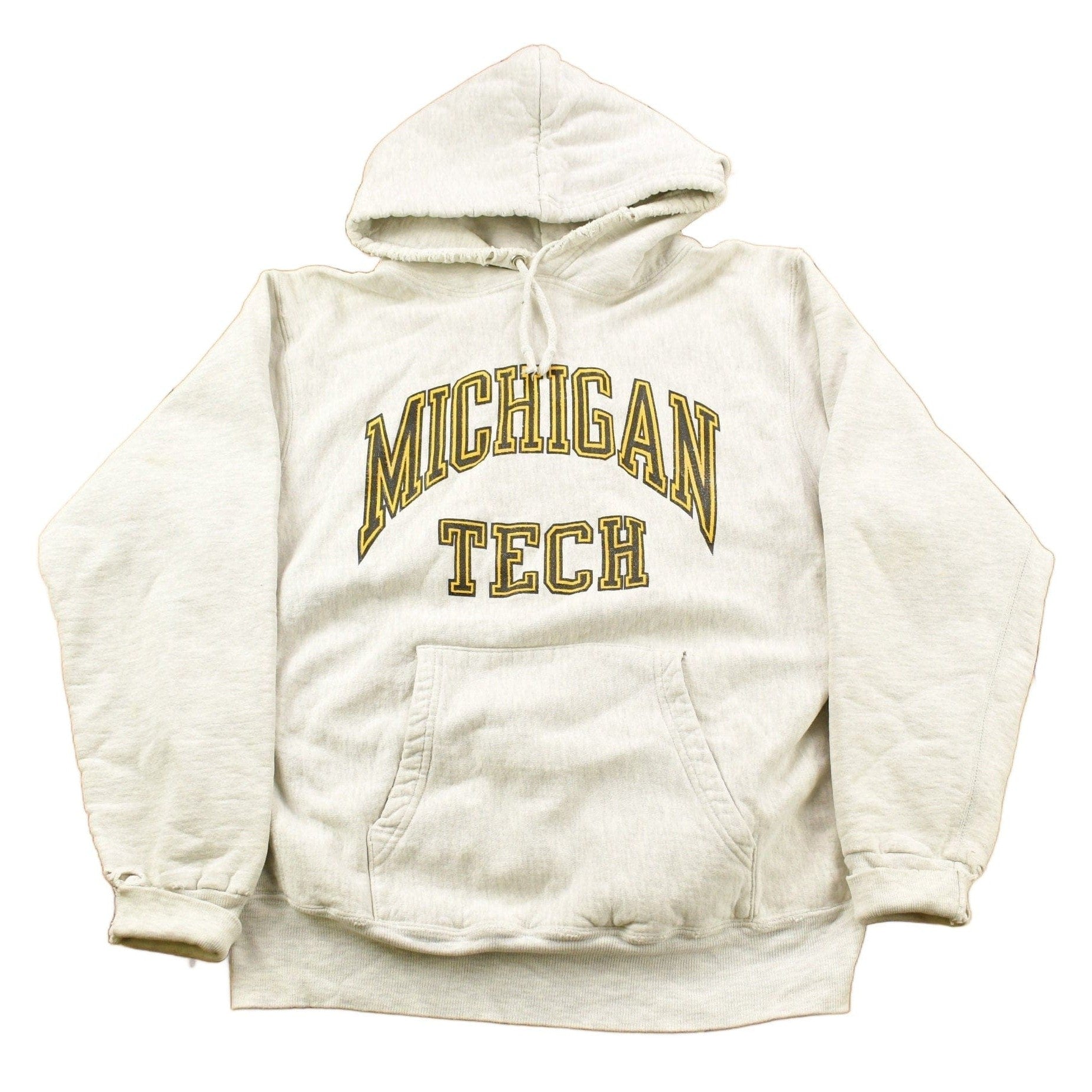 Vintage 1990s Michigan Tech University Collegiate Hoodie Men's Medium from propervintagecanada