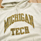 Vintage 1990s Michigan Tech University Collegiate Hoodie Men's Medium from propervintagecanada