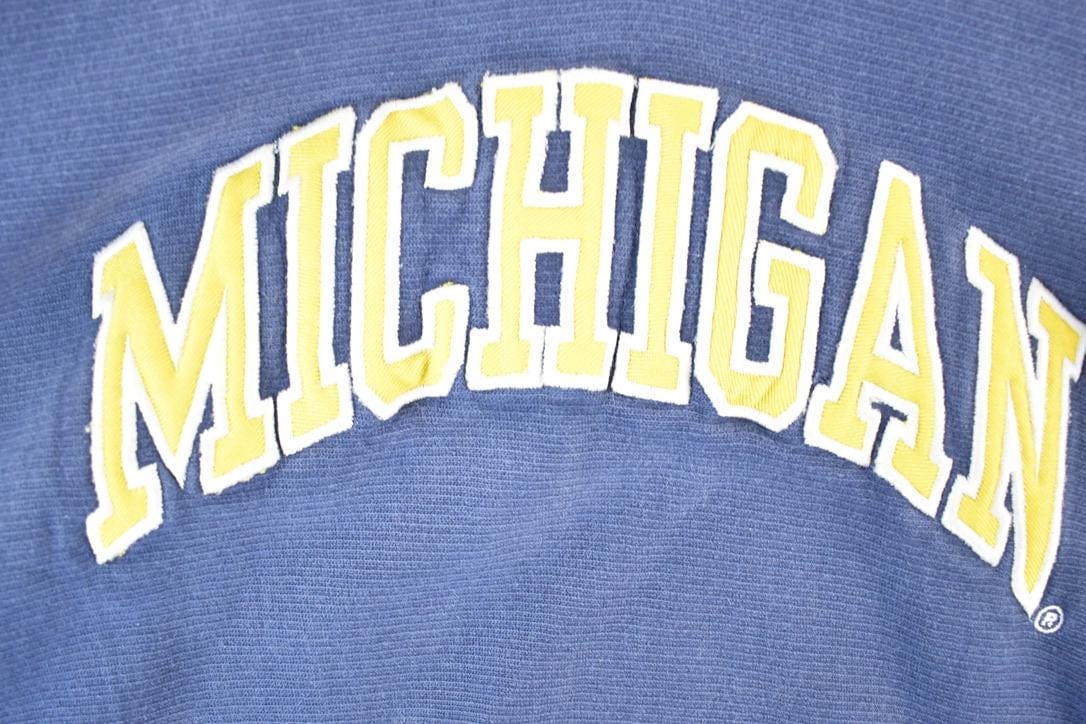 Vintage 1990s Michigan University Cross Grain Hoodie Mens S from propervintagecanada
