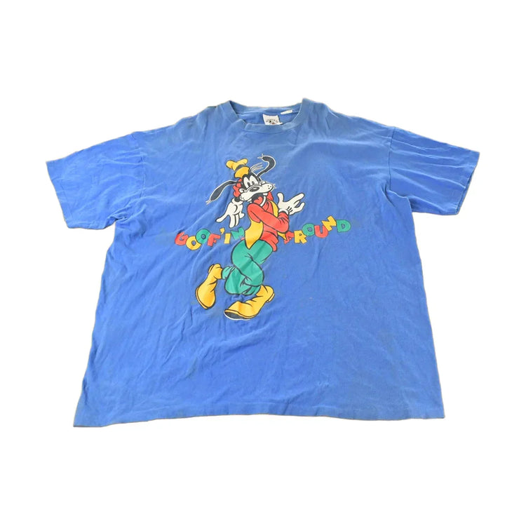 Vintage 1990s Mickey & Co Goofy's World T-Shirt Men's 2XL Men's Large from propervintagecanada