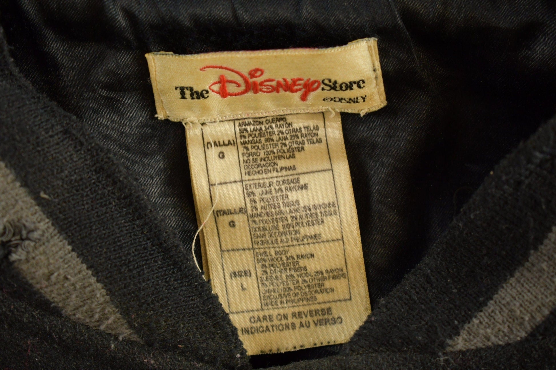 Vintage 1990s Mickey Embroidered Disney Varsity Jacket Men's Large from propervintagecanada
