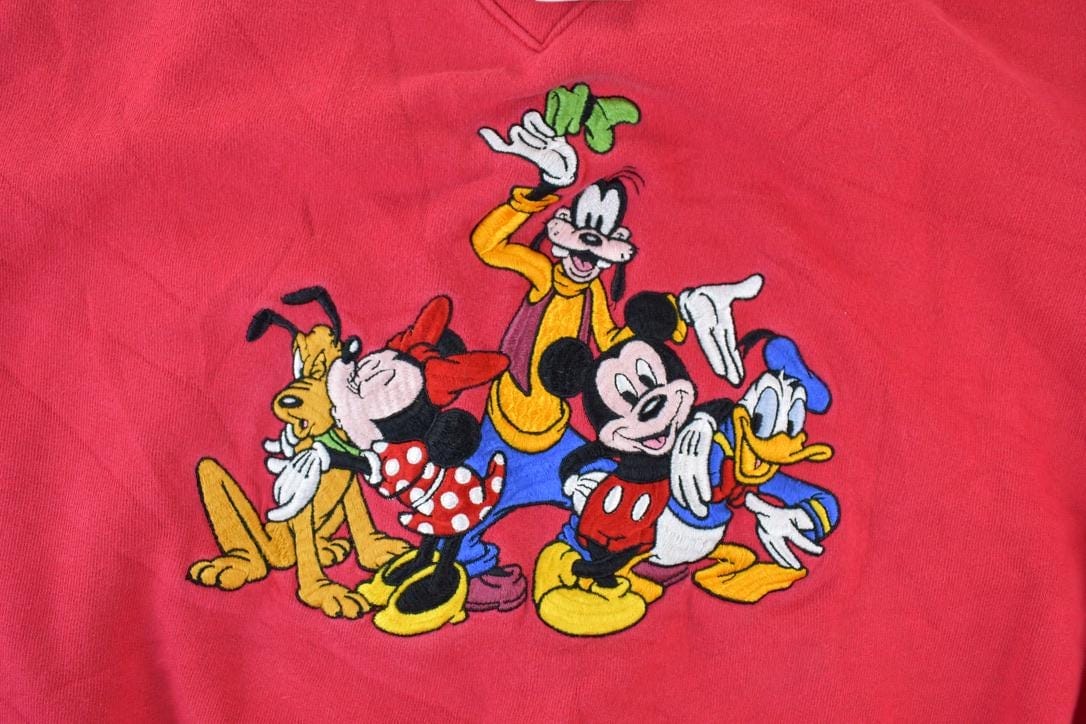 Vintage 1990s Mickey Mouse Crewneck Men's Large from propervintagecanada