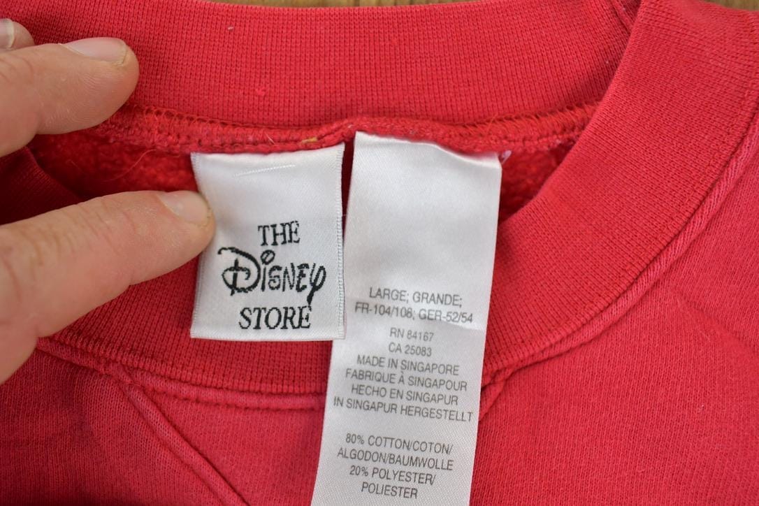Vintage 1990s Mickey Mouse Crewneck Men's Large from propervintagecanada