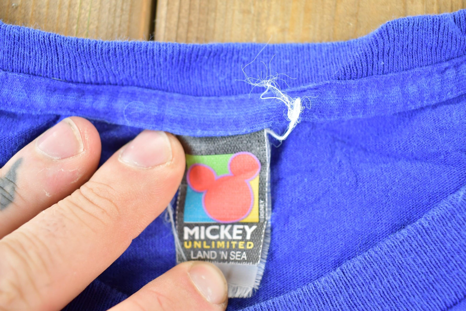 Vintage 1990s Mickey Mouse Disney Cartoon Promo T-Shirt Men's XL from propervintagecanada