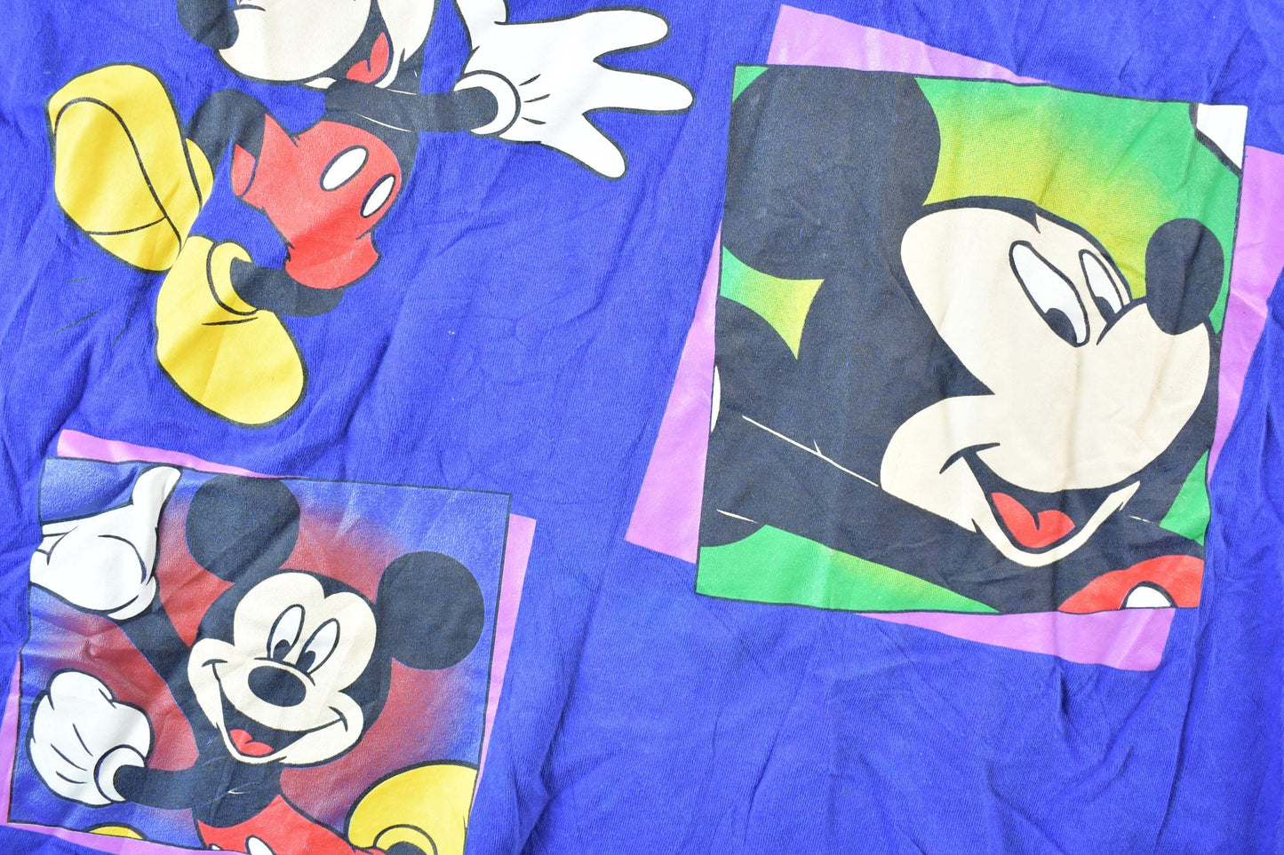 Vintage 1990s Mickey Mouse Disney Cartoon Promo T-Shirt Men's XL from propervintagecanada