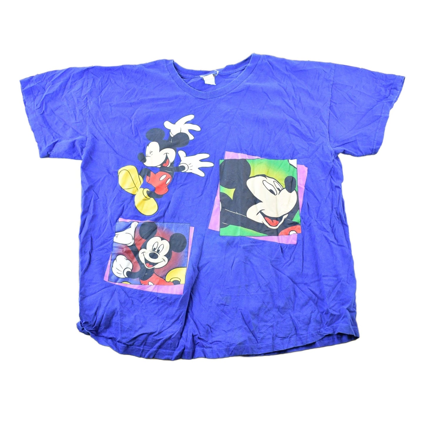 Vintage 1990s Mickey Mouse Disney Cartoon Promo T-Shirt Men's XL from propervintagecanada