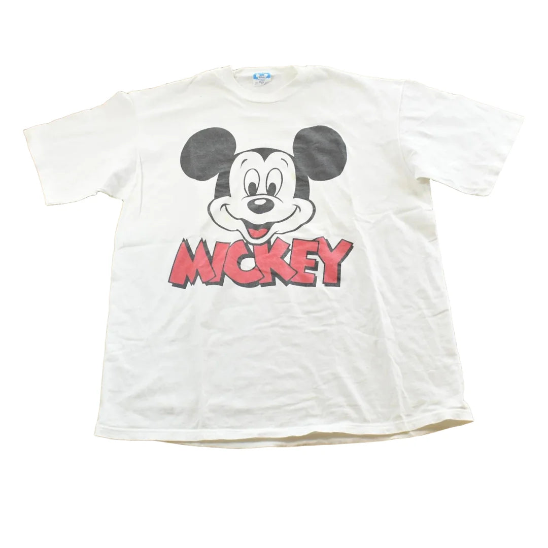 Vintage 1990s Mickey Mouse Disney Character Fashions T-Shirt Men's Large from propervintagecanada