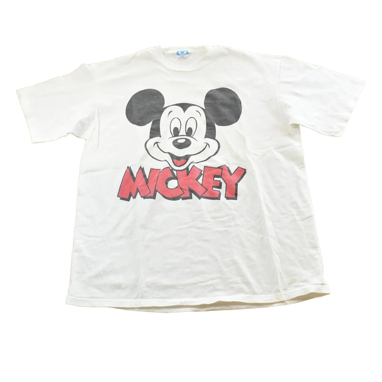 Vintage 1990s Mickey Mouse Disney Character Fashions T-Shirt Men's Large from propervintagecanada