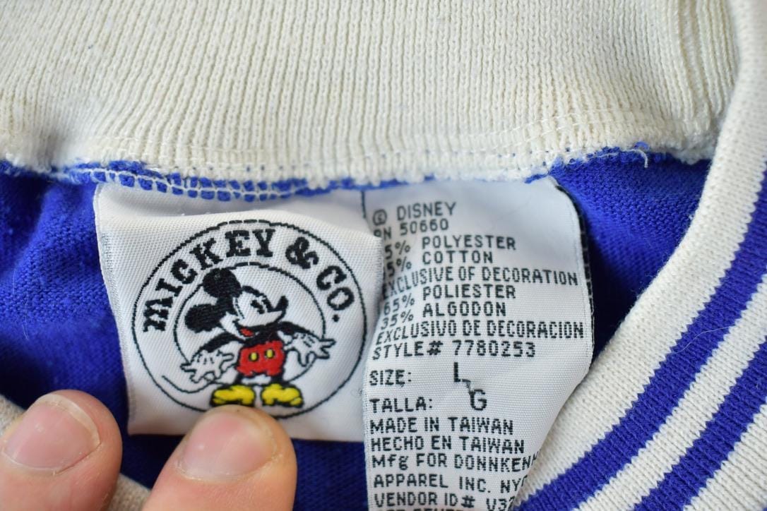 Vintage 1990s Mickey Mouse Disney Crewneck Men's Large from propervintagecanada