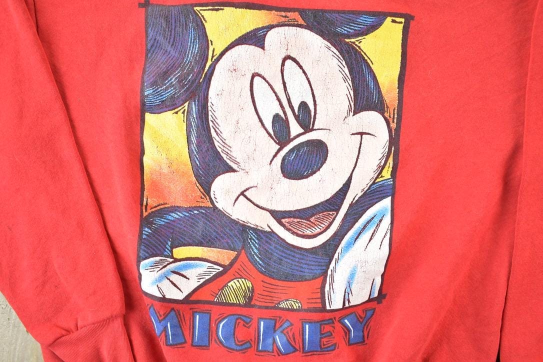 Vintage 1990s Mickey Mouse Disney Crewneck Men's Large from propervintagecanada