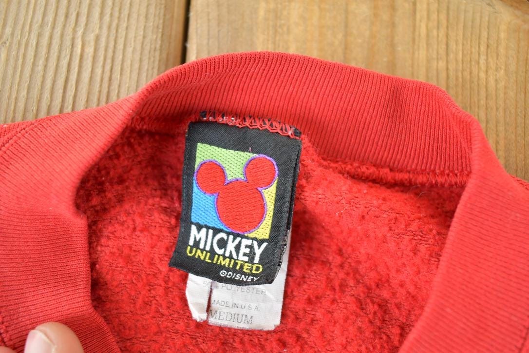 Vintage 1990s Mickey Mouse Disney Crewneck Men's Large from propervintagecanada