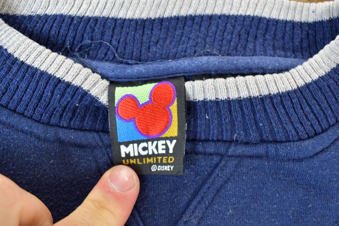 Vintage 1990s Mickey Mouse Disney Crewneck Men's Large from propervintagecanada