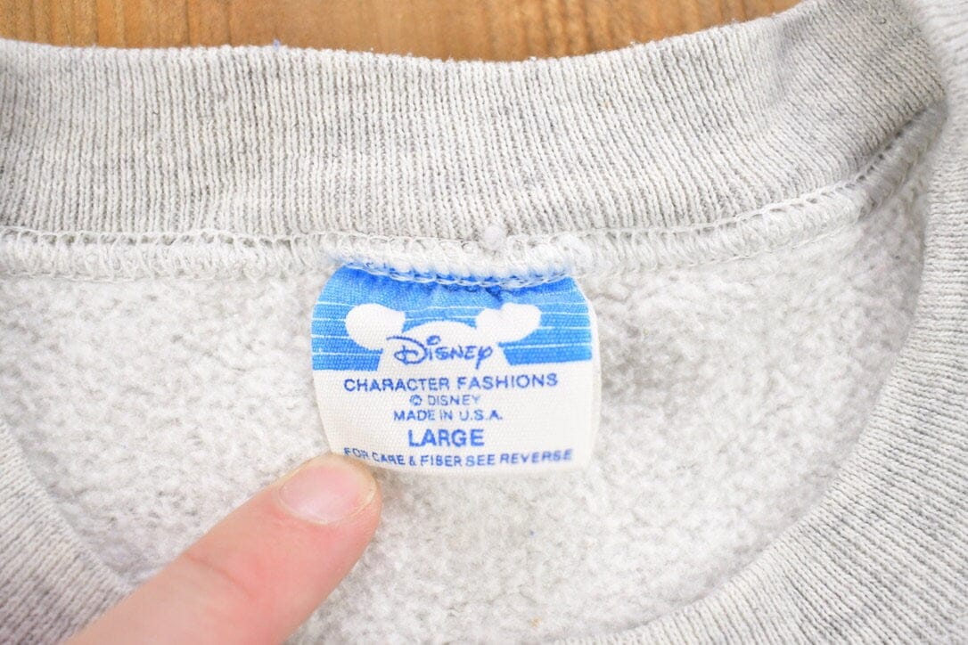 Vintage 1990s Mickey Mouse Disney Crewneck Men's Small from propervintagecanada