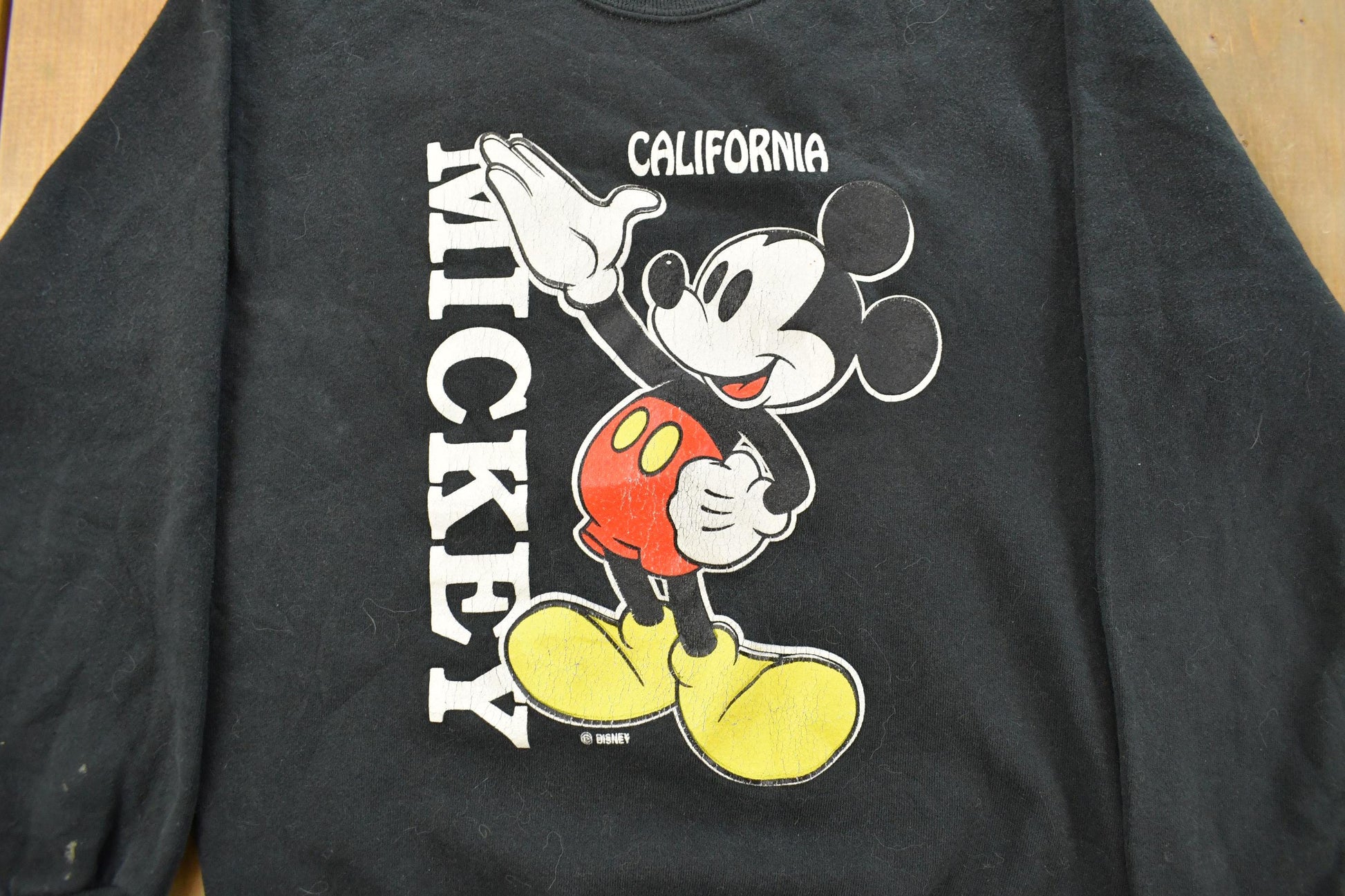 Vintage 1990s Mickey Mouse Disney Crewneck Sweater Men's Small / 90s Mickey Mouse Sweatshirt / Disneyland Cartoon Sweater from propervintagecanada