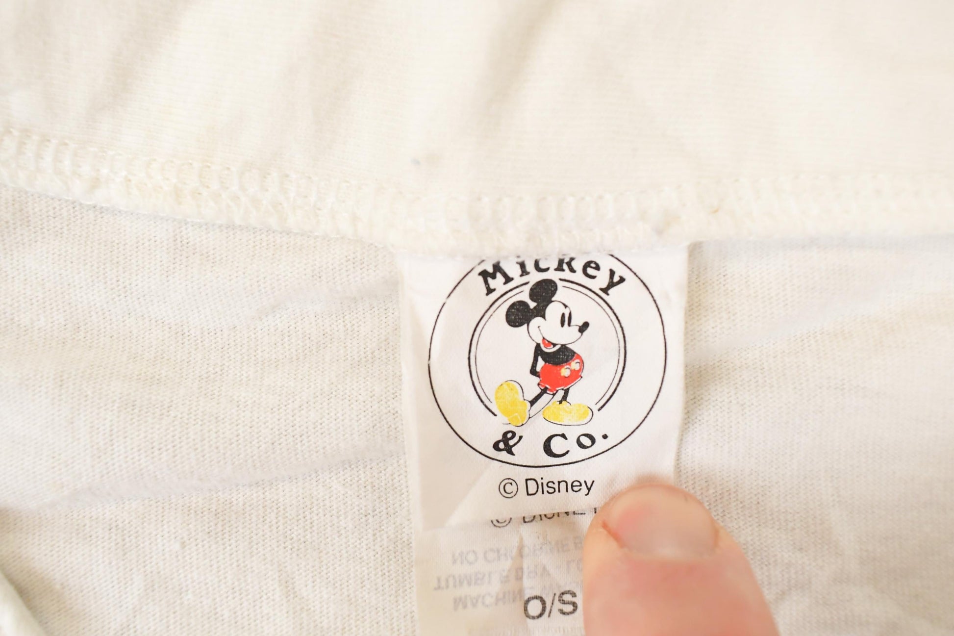 Vintage 1990s Mickey Mouse Embroidered Button Up Disney Shirt Men's L from propervintagecanada