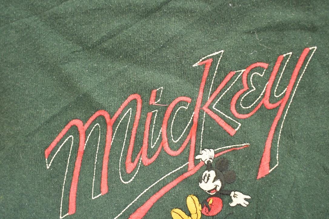 Vintage 1990s Mickey Mouse Embroidered Disney Crewneck Sweater Men's XL from propervintagecanada