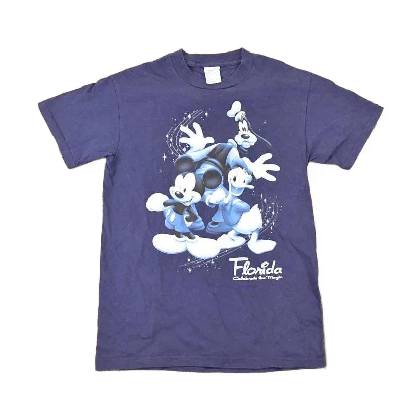 Vintage 1990s Mickey Mouse Florida Celebrate The Magic Disney T-Shirt Men's S / Walt Disney World / 90s Mickey / Cartoon Promo from propervintagecanada