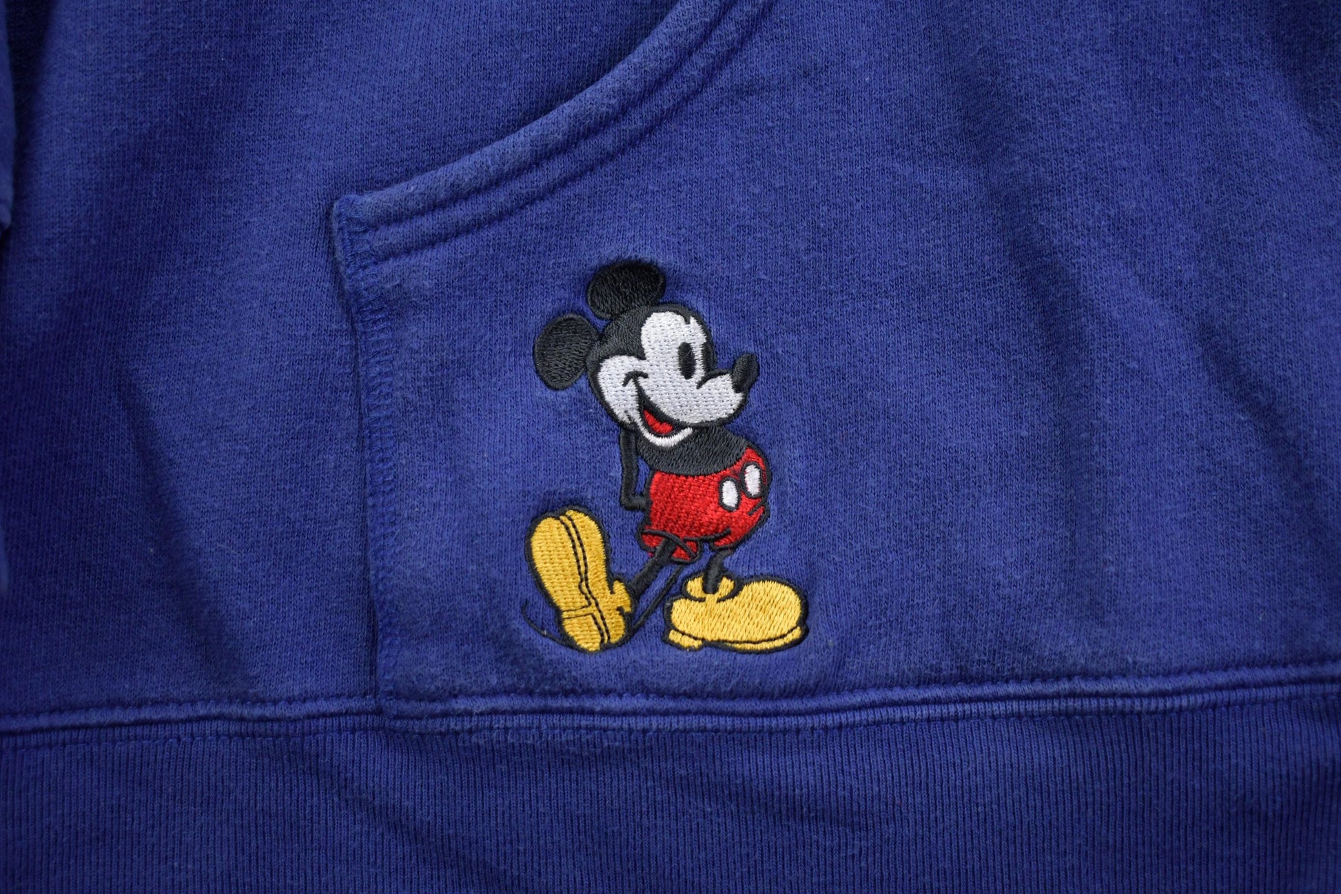 Vintage 1990s Mickey Mouse "Mickey" Spell-out Disney Hoodie Men's Large from propervintagecanada
