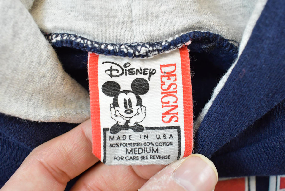 Vintage 1990s Mickey Mouse Walt Disney Designs Graphic Hoodie Men's S from propervintagecanada