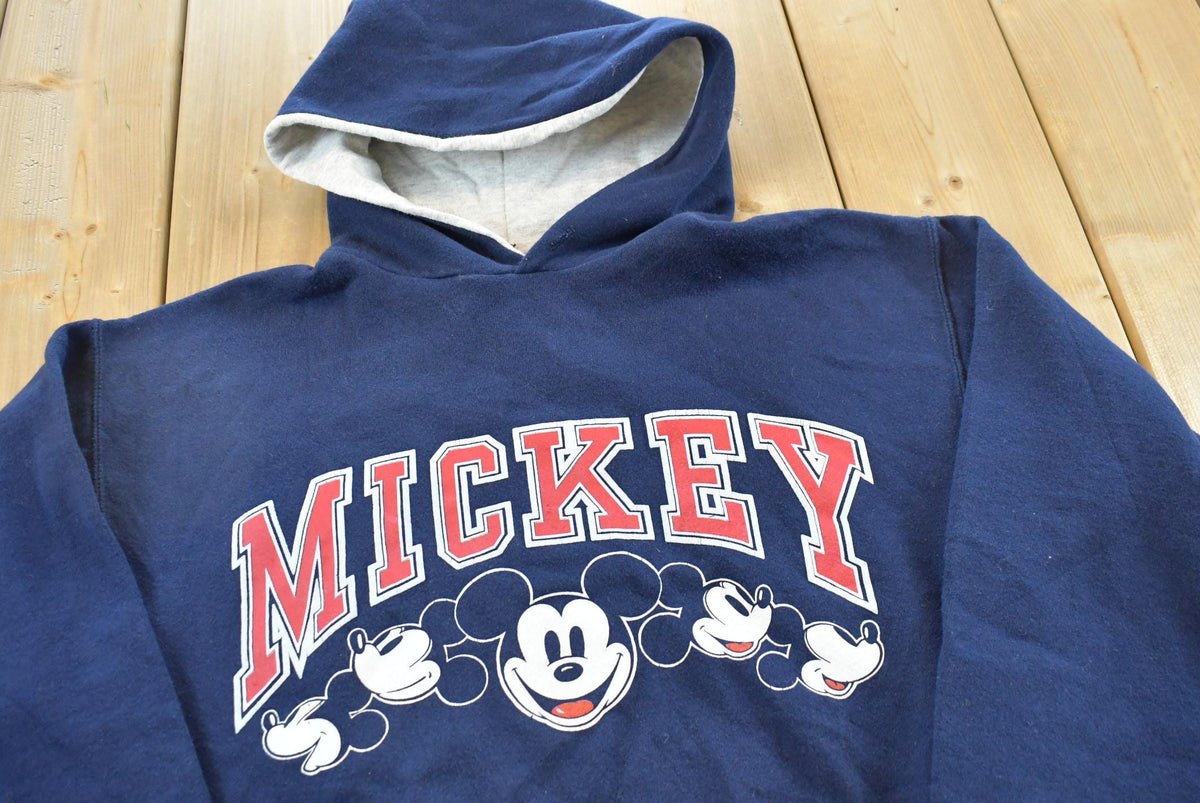 Vintage 1990s Mickey Mouse Walt Disney Designs Graphic Hoodie Men's S from propervintagecanada