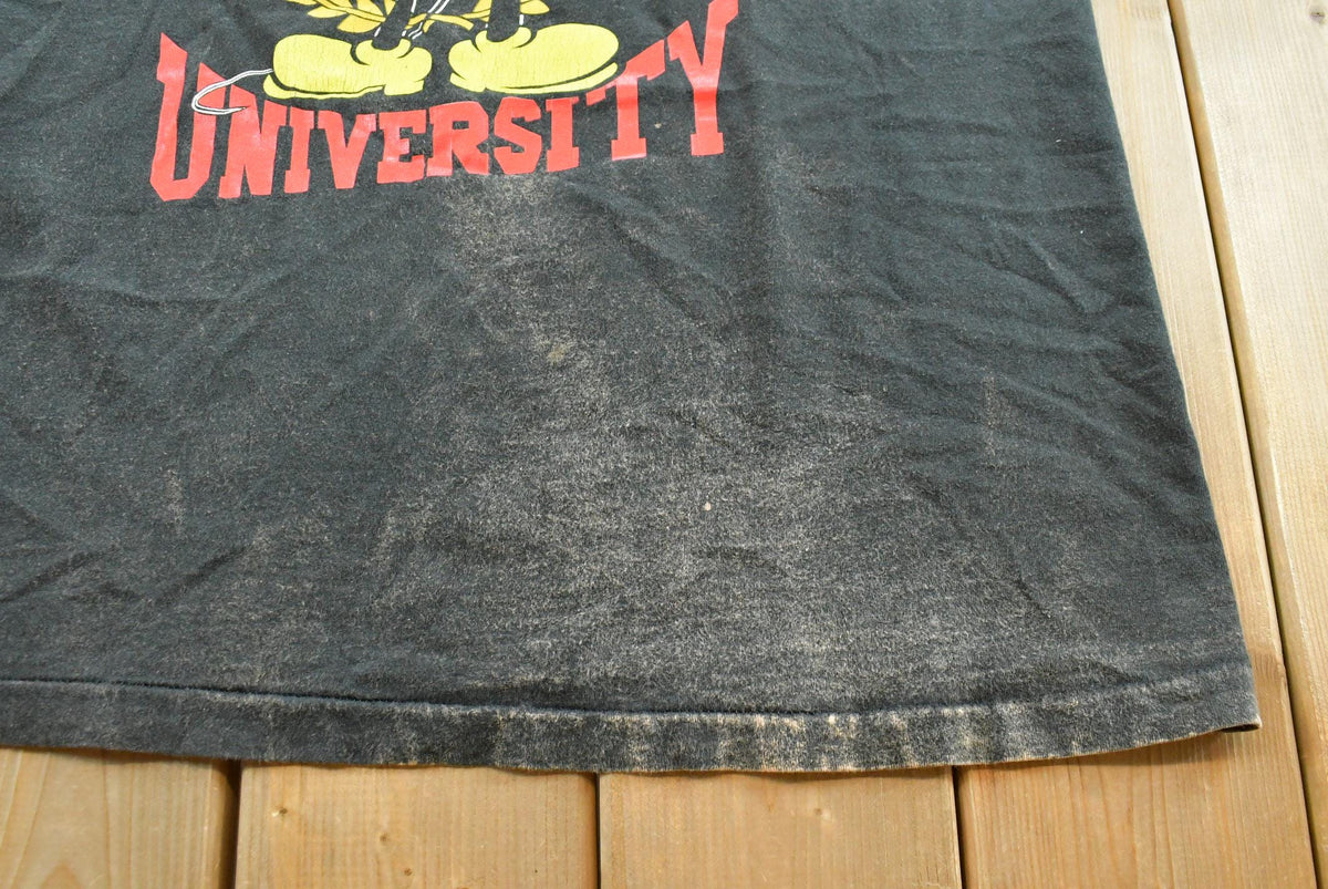 Vintage 1990s Mickey University Disney T-Shirt Men's XL from propervintagecanada