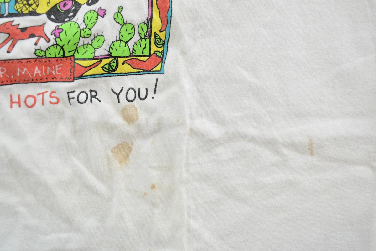 Vintage 1990s Miguels Mexican Restaurant Souvenir T-Shirt Men's 2XL from propervintagecanada