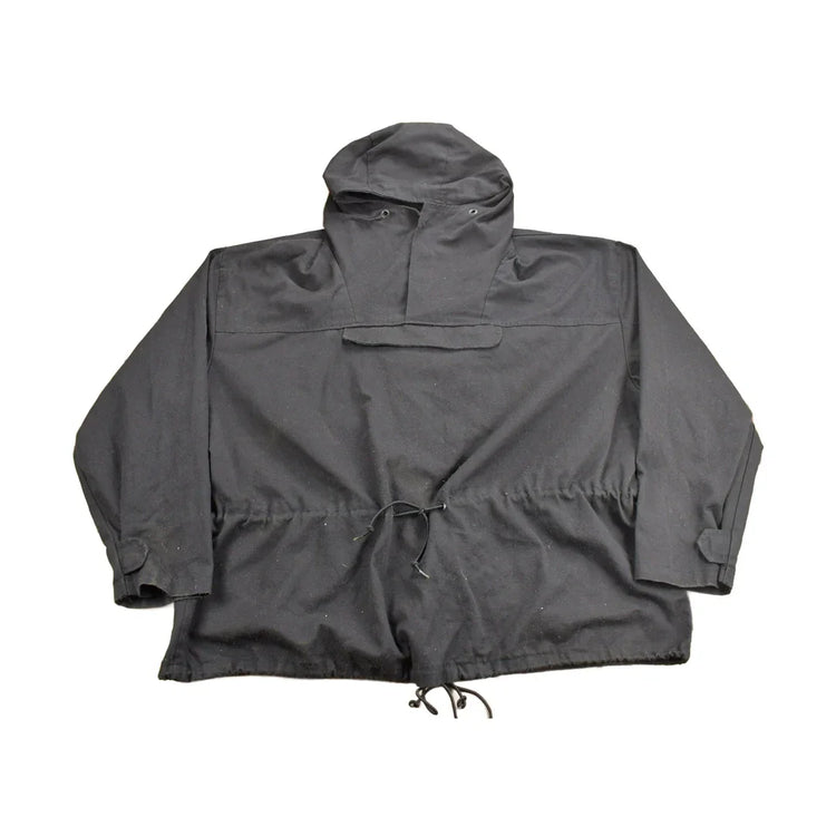 Vintage 1990s Military All Black Anorak Pullover Men's 2XL from propervintagecanada