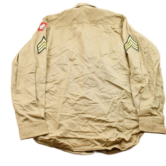 Vintage 1990s Military Button Up Shirt from propervintagecanada