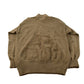 Vintage 1990s Military Henley Knit Sweater Men's M-L from propervintagecanada