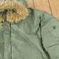 Vintage 1990s Military Parka Jacket Size M Men's Medium from propervintagecanada