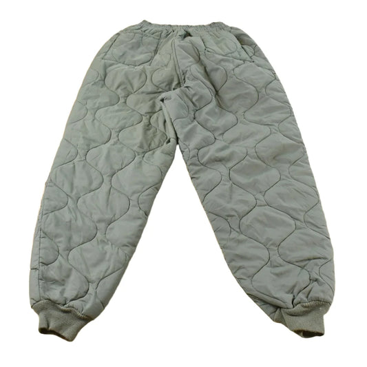Vintage 1990s Military Quilted Green Liner Flyers Pants Men's 22 x 27.5 from propervintagecanada