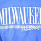 Vintage 1990s Milwaukee Wisconsin Souvenir Crewneck Sweatshirt Made In USA Men's Large from propervintagecanada
