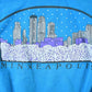 Vintage 1990s Minneapolis Winter City Souvenir Crewneck Sweatshirt Made In USA Men's Large from propervintagecanada