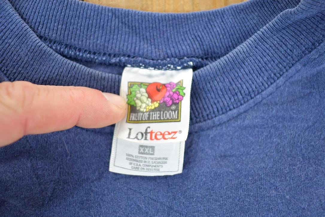 Vintage 1990s Minnesota Abstract Font Souvenir Single Stitch Graphic Print T-Shirt Made In USA Men's XL from propervintagecanada