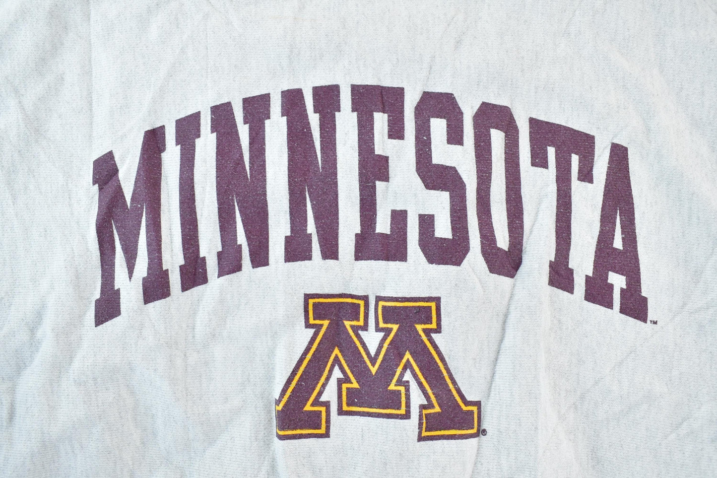 Vintage 1990s Minnesota Champion Reverse Weave Crewneck Sweatshirt Men's Large from propervintagecanada