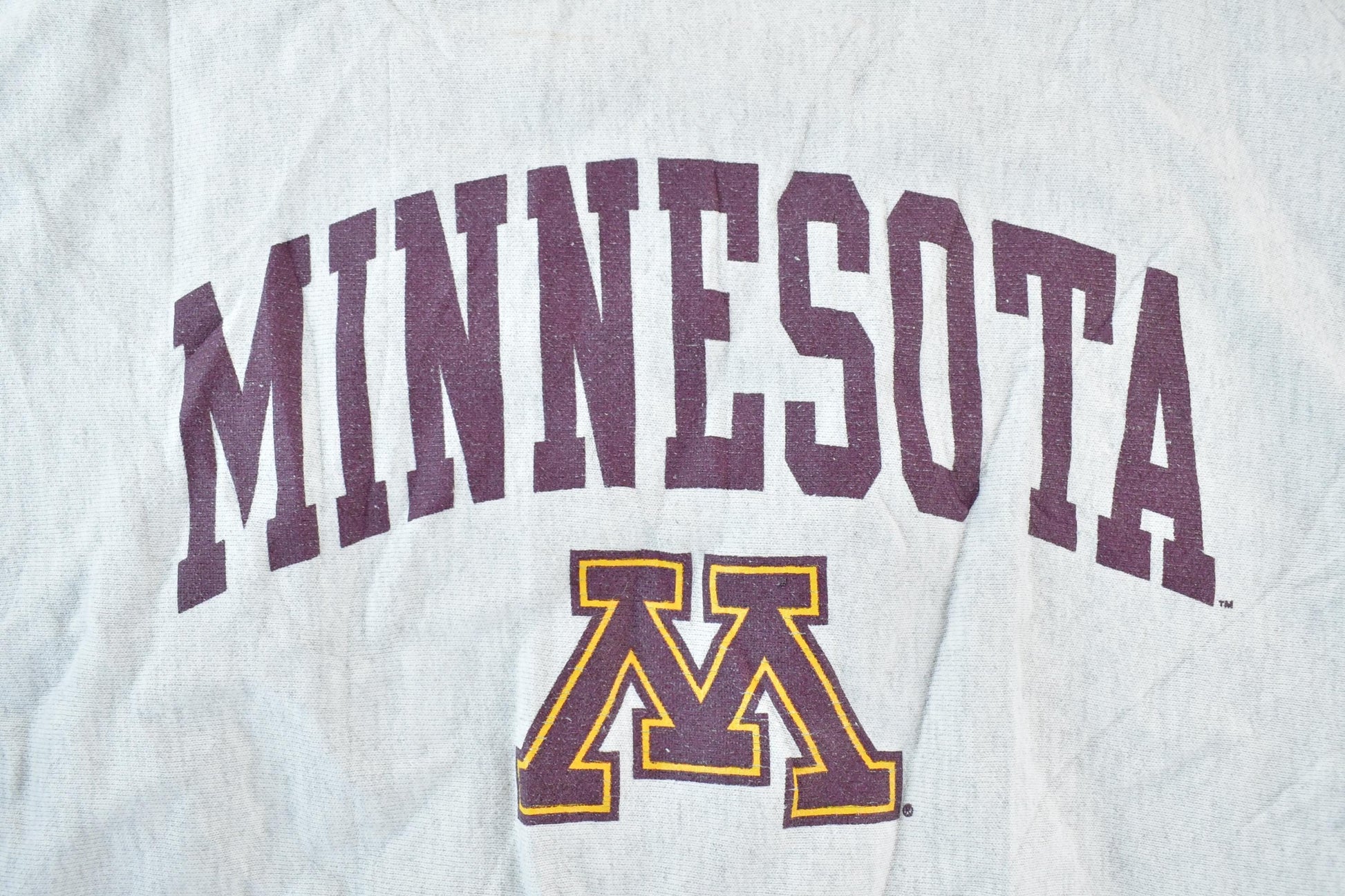 Vintage 1990s Minnesota Champion Reverse Weave Crewneck Sweatshirt Men's Large from propervintagecanada