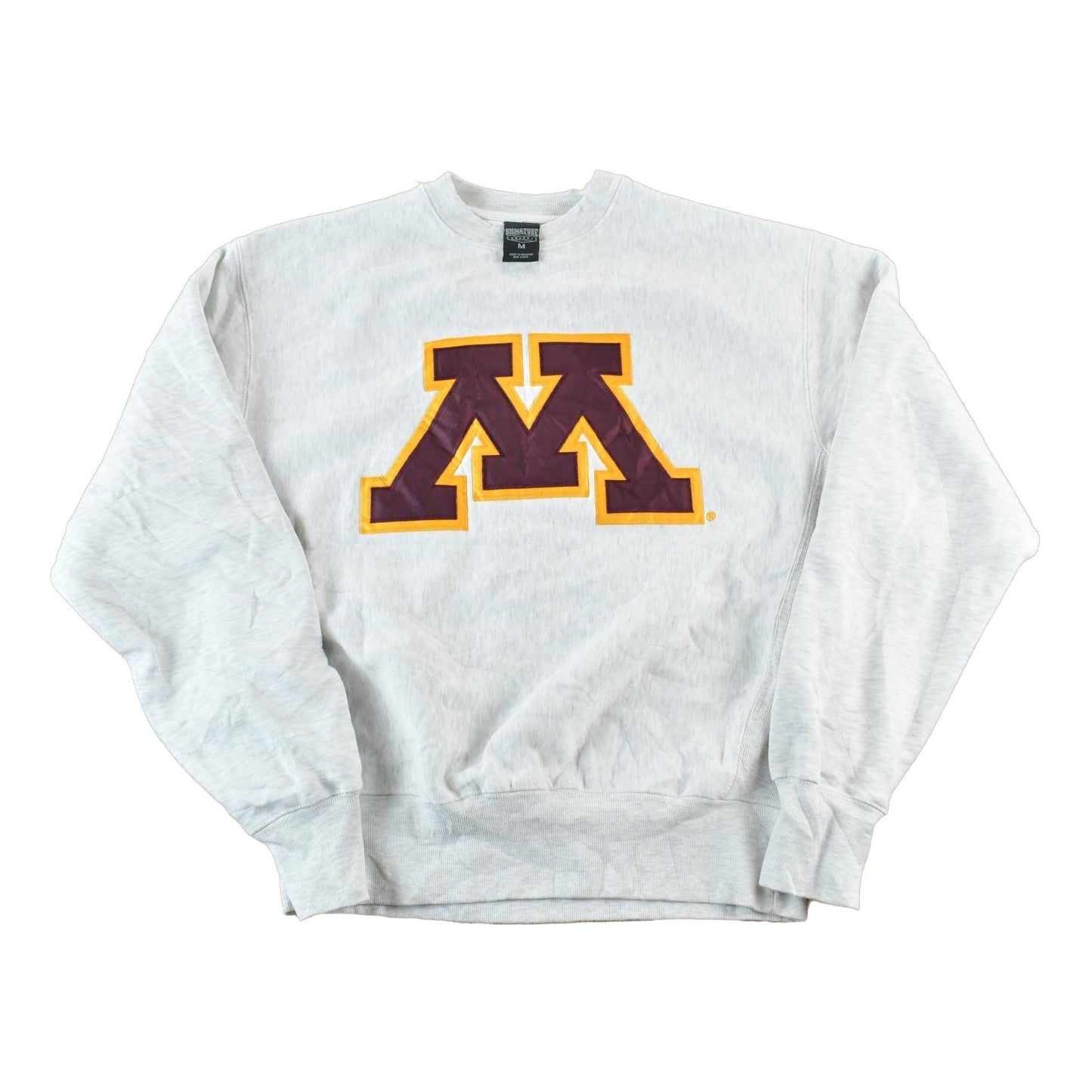 Vintage 1990s Minnesota Cross Grain University Embroidered Crewneck Men's M from propervintagecanada