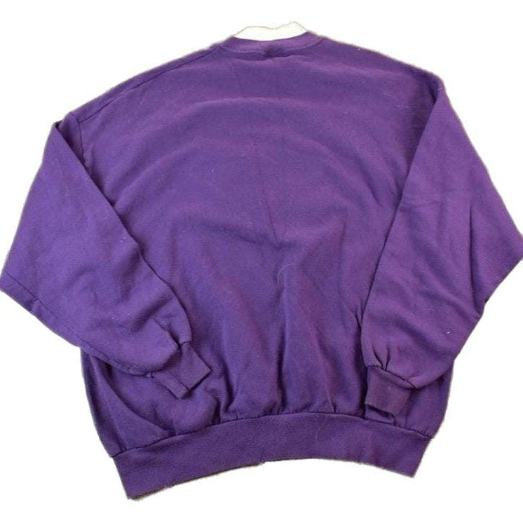 Vintage 1990s Minnesota Cute Embroidered M Double Collar Crew Neck Sweater Men's XL from propervintagecanada