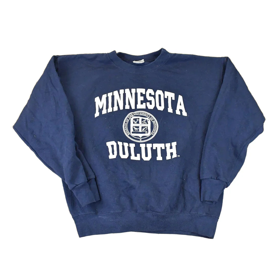 Vintage 1990s Minnesota Duluth University Crewneck Sweater Mens L from propervintagecanada