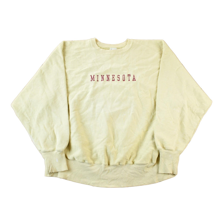 Vintage 1990s Minnesota Embroidered Champion Crewneck Sweatshirt Men's 2XL from propervintagecanada
